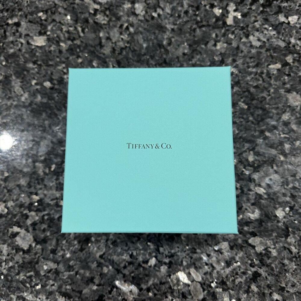 Tiffany & Co Blue Square Presentation Jewelry Gift Box EMPTY 6.5" x 6.5" x 4"